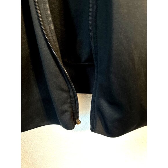 Adidas Mens Black Track Jacket With Zipper Closure & Logo Detail Size Large - Picture 4 of 7